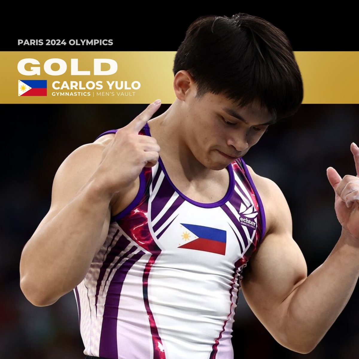 Paris 2024 Olympics | Gold: Carlos Yulo (Gymnastics)