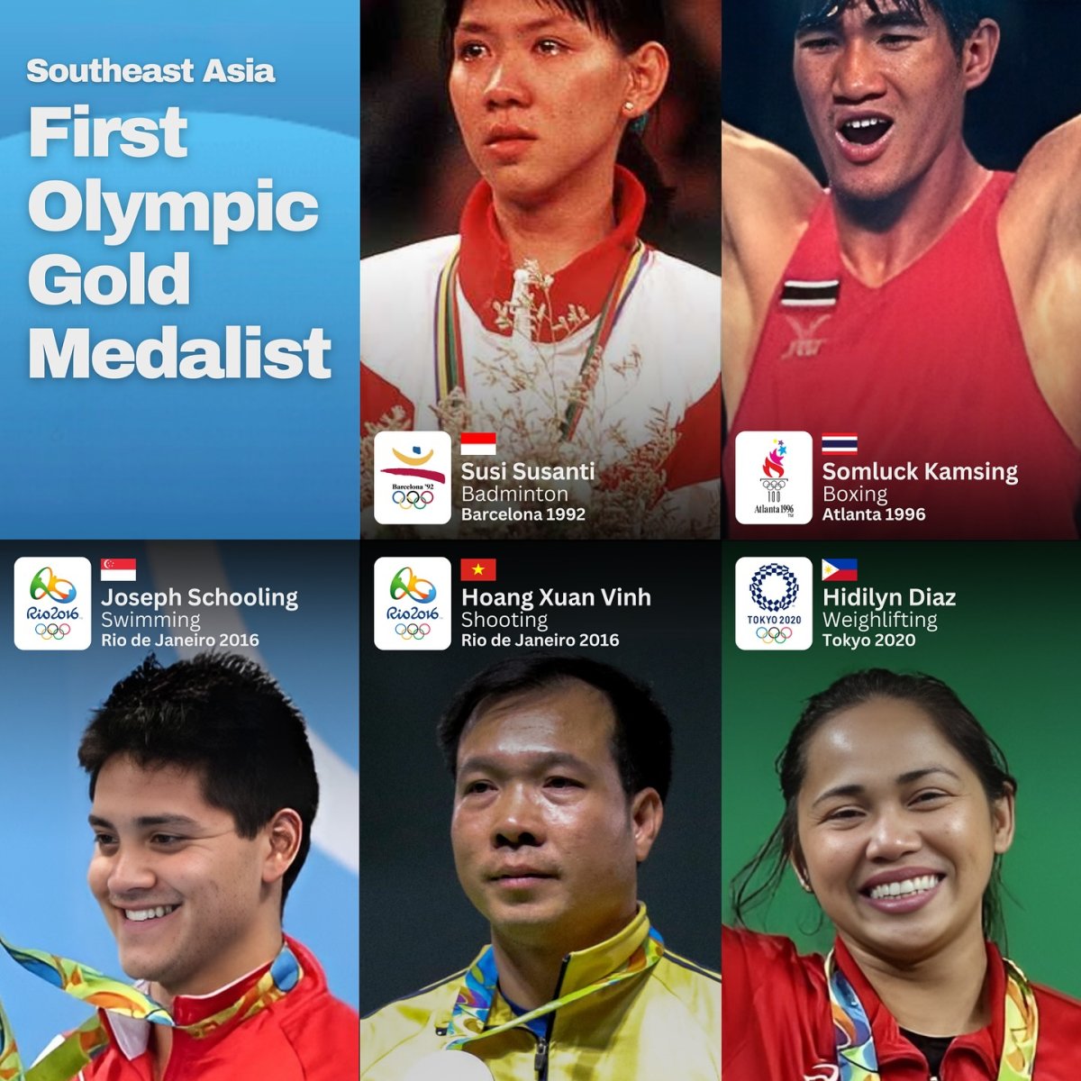 Southeast Asia’s First Olympic Gold Medalist
