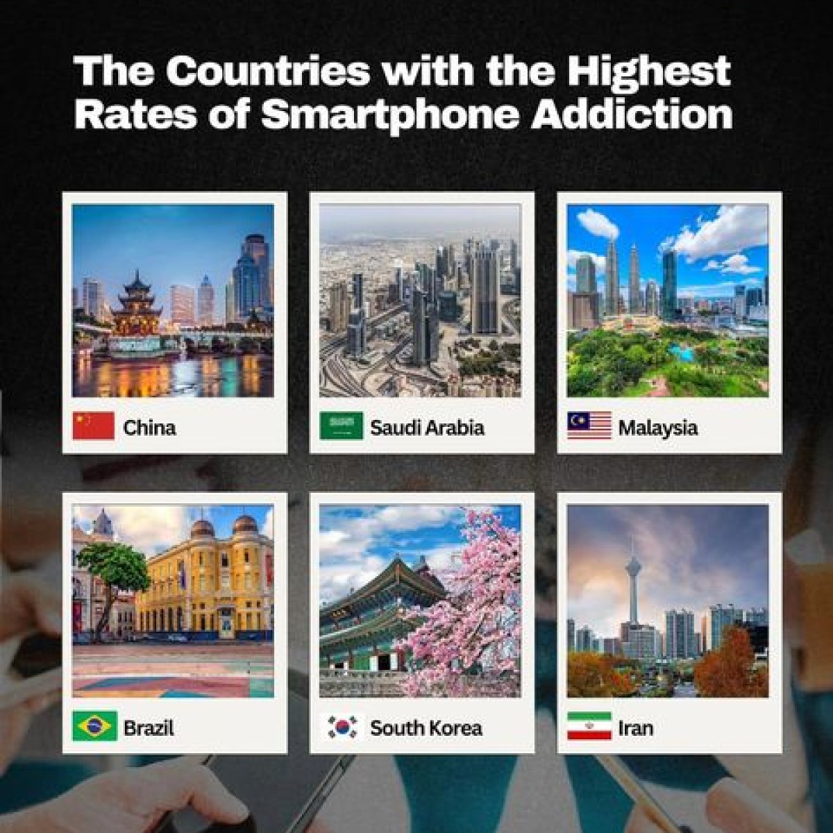 The Countries with the Highest Rates of Smartphone Addiction