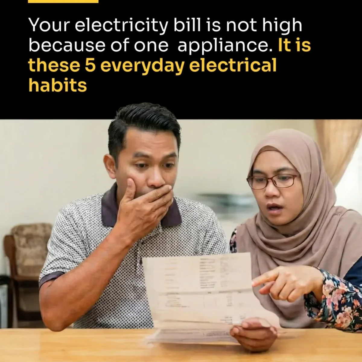Your electricity bill is not high because of one appliance. It's these 5 everyday electrical habits