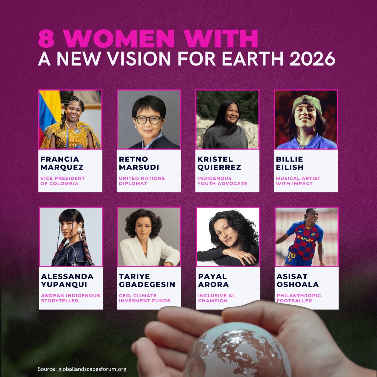 8 Women With A New Vision for Earth 2026
