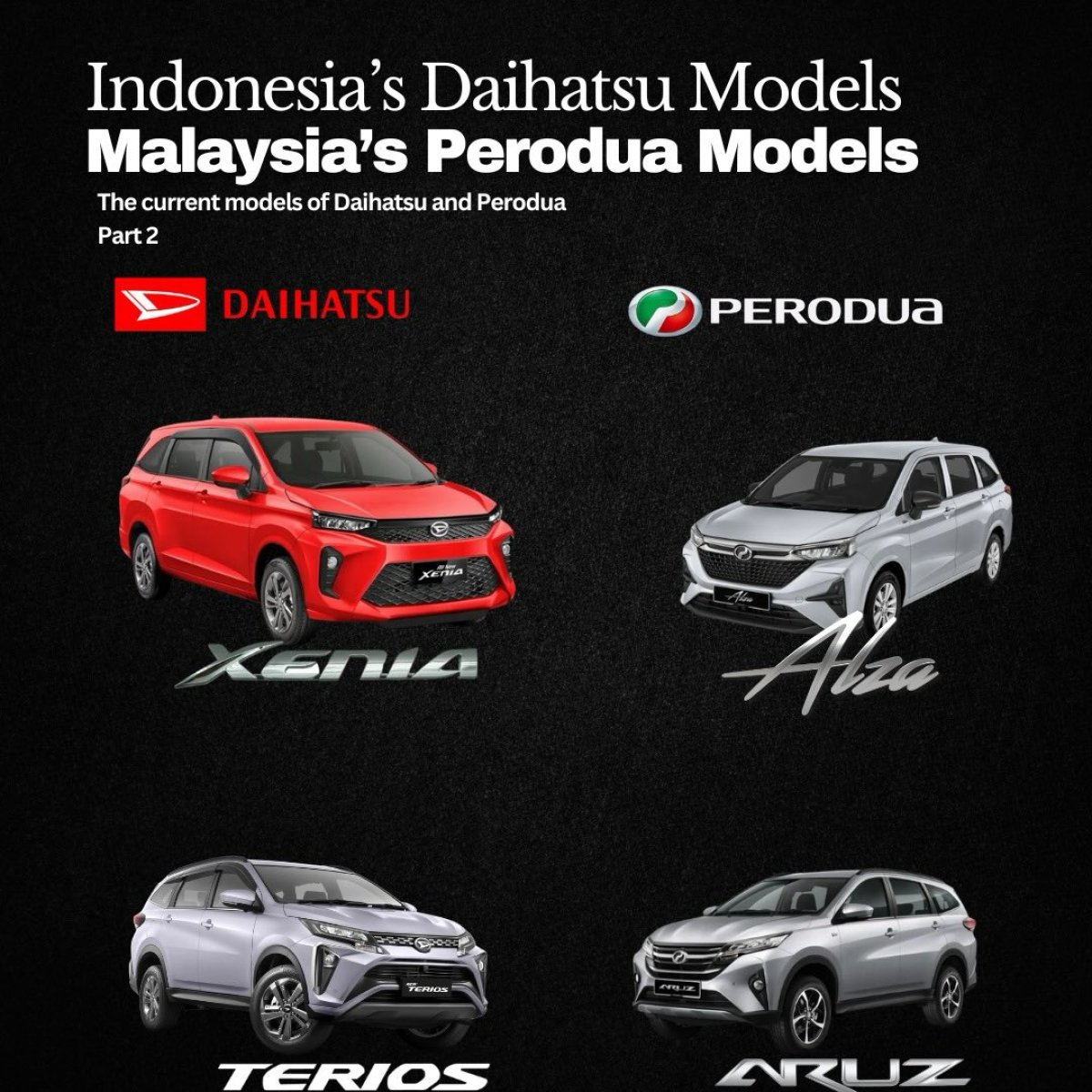 Similar Cars from Daihatsu and Perodua