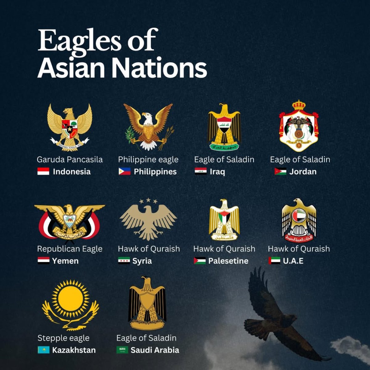 Eagle National Emblems in Asia
